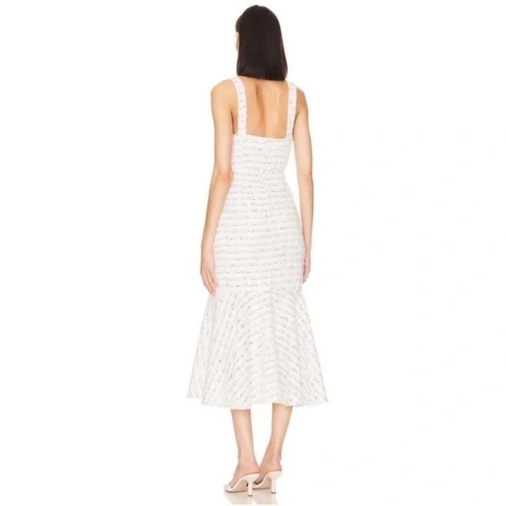 MISA LOS ANGELES Elke Dress in Winter White Size Medium NWT $540 - Picture 3 of 12